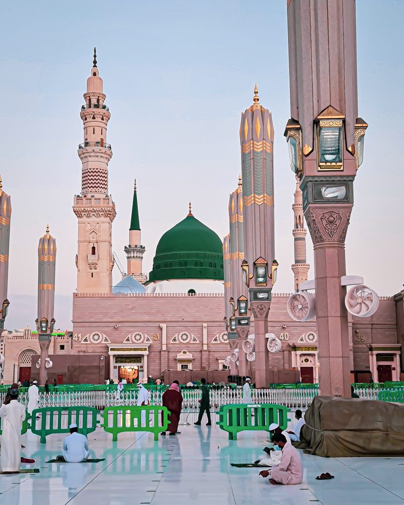 Masjid an-Nabawi and the Green Dome in Madinah