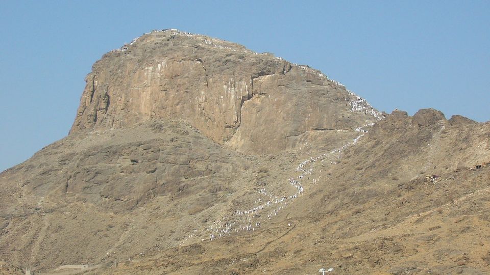 Jabal al-Nour, the mountain of the Cave of Hira, in Makkah